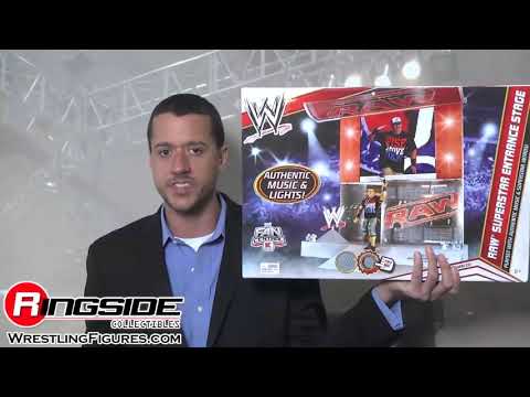 WWE Raw Superstar Entrance Stage by Mattel Toy Wrestling Action Figure