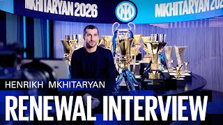 HENRIKH MKHITARYAN | RENEWAL INTERVIEW 🎤⚫🔵?? #Mkhitaryan2027