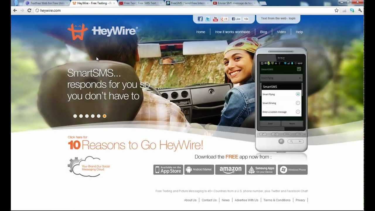 Como enviar sms gratis desde tu PC Chile Claro Entel Movistar VTR y ...