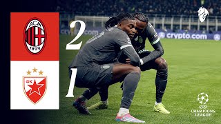 𝐋𝐞𝐚̃𝐨?~??'s magic 𝐀𝐛𝐫𝐚𝐡𝐚𝐦???????????'s late goal | AC Milan 2-1 Crvena zvezda | Highlights #championsleagர䜅