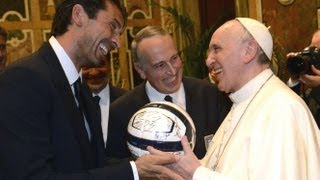 LA NAZIONALE VISITA IL PAPA (Parodia)