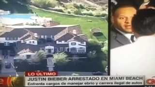 Increible Justin Bieber fue arrestado en MIAMI BEACH por manejar ebrio  2014