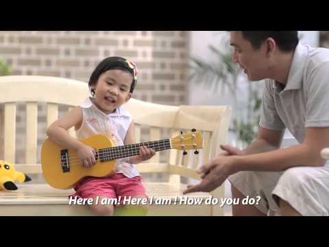 Full Clip) Ngộ nghĩnh bé hát tiếng Anh cùng bốđáng iu
