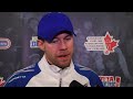 2012 Tim Hortons Brier Draw 9 Media Scrum