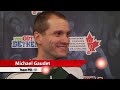 2012 Tim Hortons Brier Draw 9 Media Scrum
