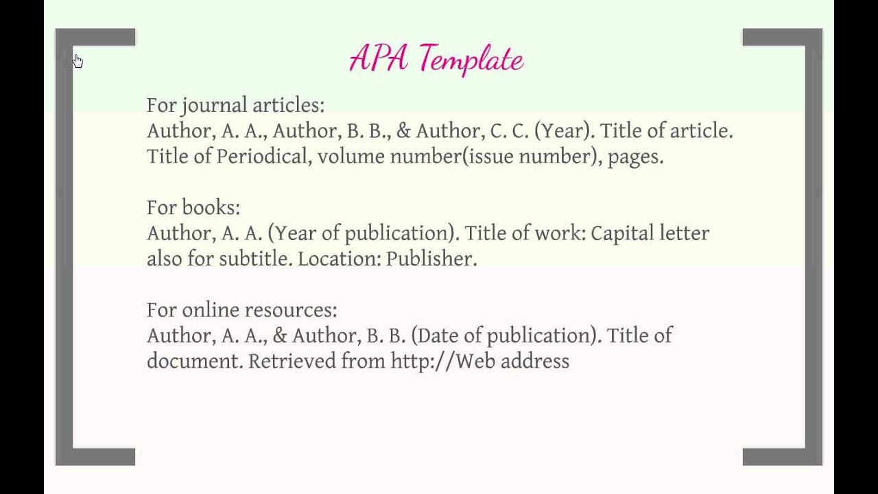 Apa bibliography online. Citefast automatically formats citations: APA