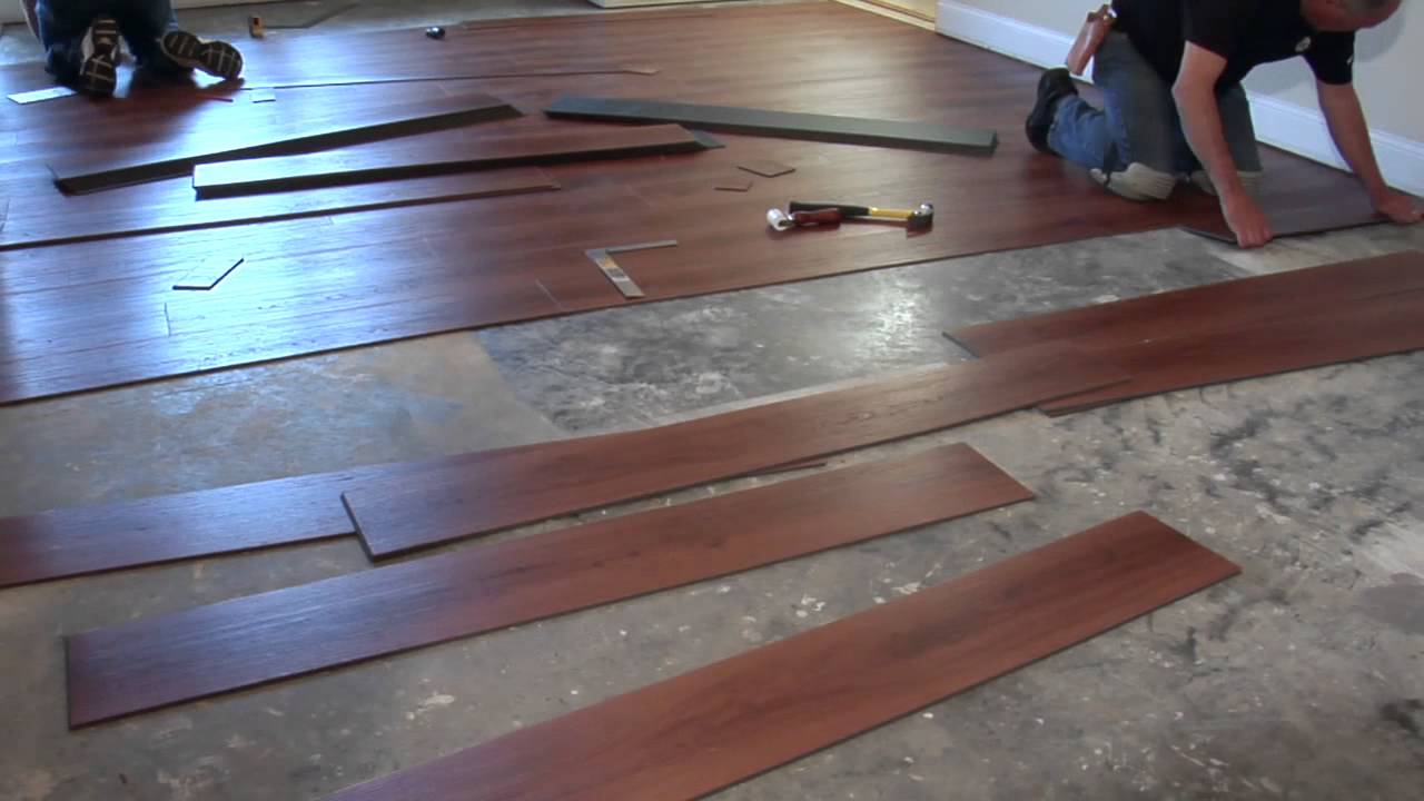 Vinyl Tile Flooring Installation