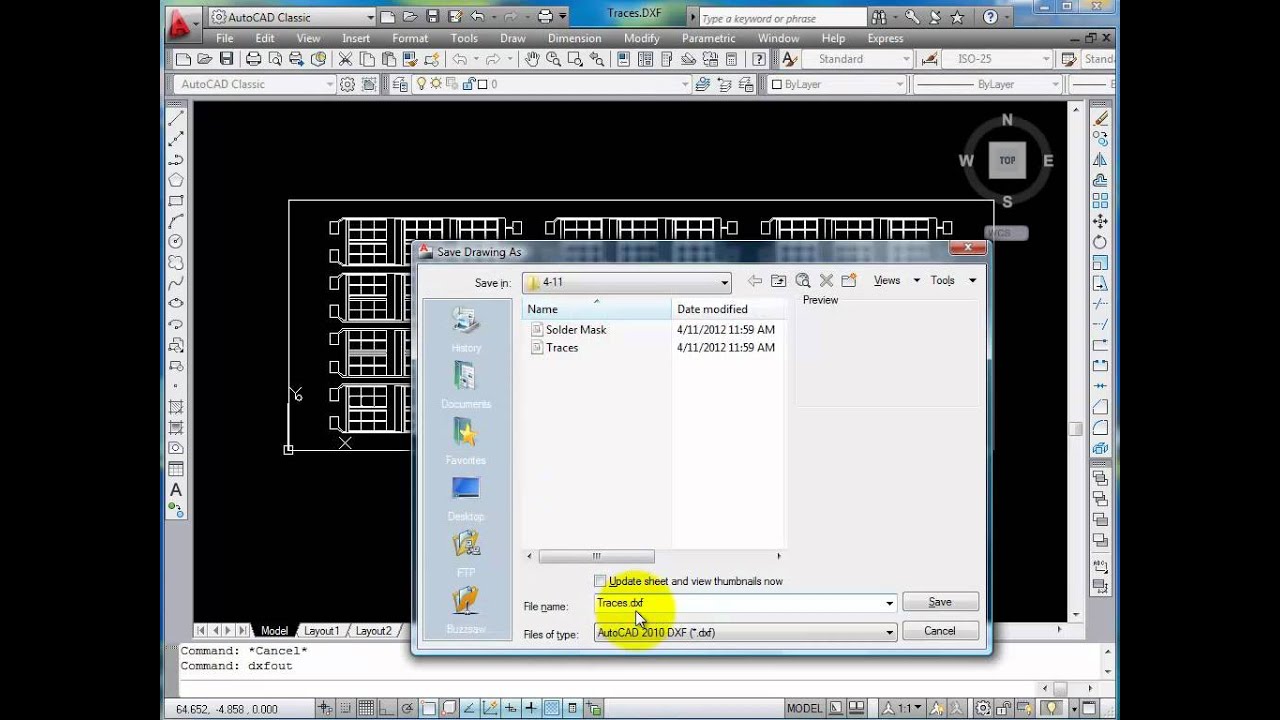 DXF to Gerber Conversion (Example 1) - YouTube