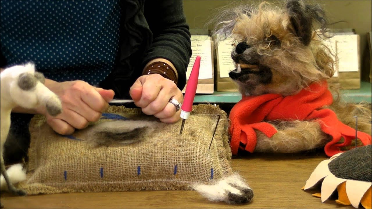 How to Needle Felt a Pony Episode 6 Face and Head by Sarafina Fiber