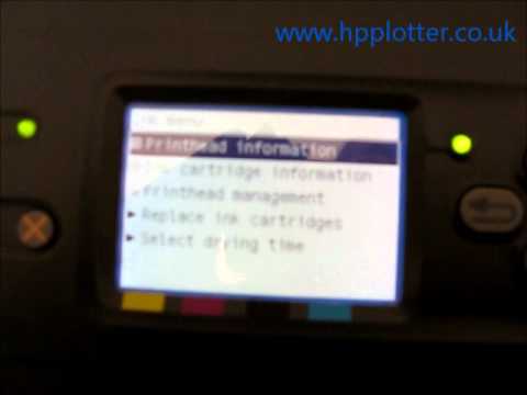 Designjet 4000/4000PS Series- Alignment of printheads on your printer