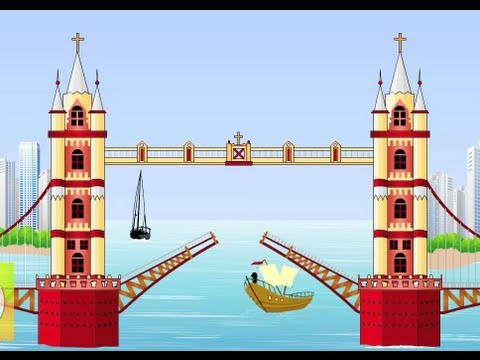 London Bridge is Falling Down Nursery Rhyme | Cartoon Animation Songs