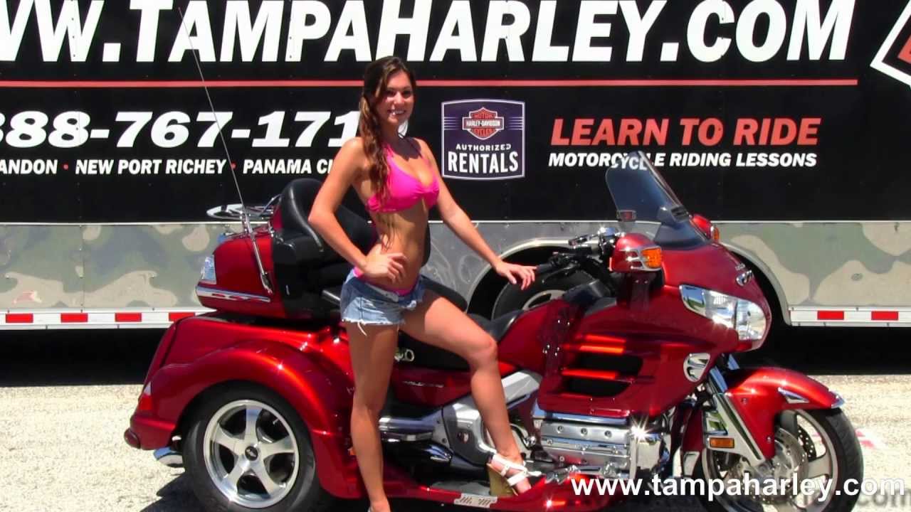 Used 2010 Honda Goldwing Motorcycle Trike for Sale - YouTube
