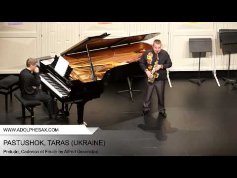 Dinant2014 PASTUSHOK Taras Prelude, Cadence et Finale by Alfred Desenclos