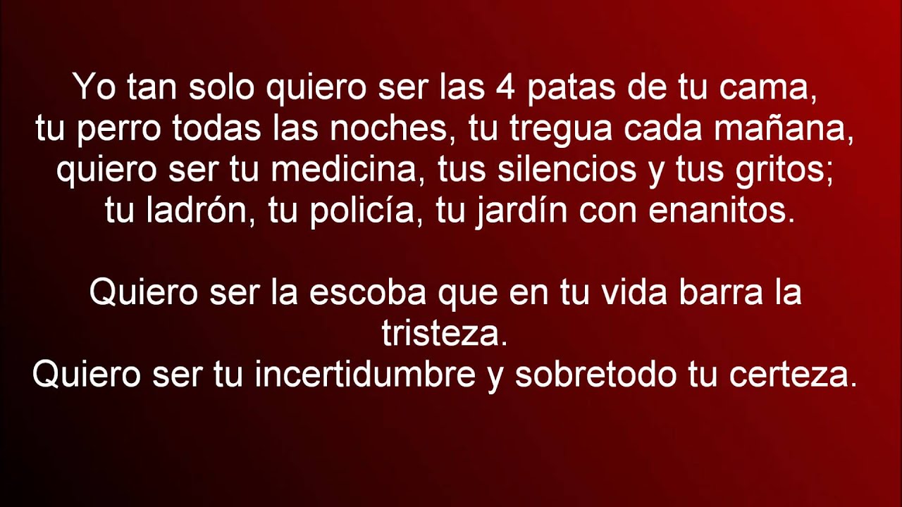 LETRAS CANCIONES DE MELENDI letras canciones de melendi: