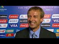USA's Jürgen KLINSMANN Final Draw reaction
