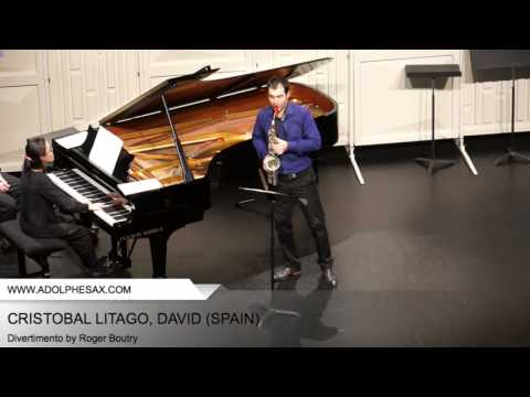 Dinant 2014 - CRISTOBAL LITAGO, David (Divertimento by Roger Boutry)