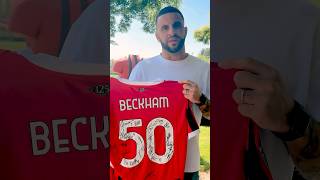 A special jersey for Beckham's birthday 5️⃣0️⃣ | #shorts