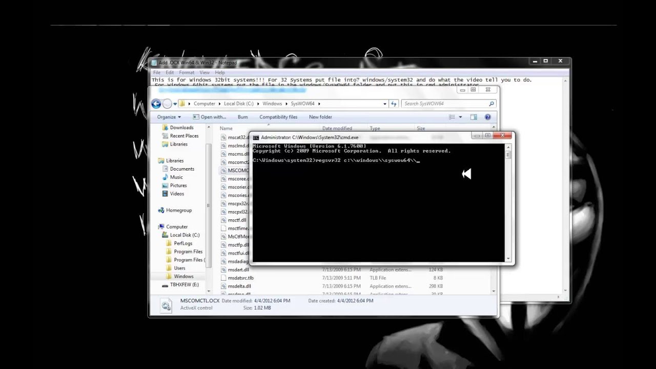 MSCOMCTL.OCX 64 BIT DOWNLOAD