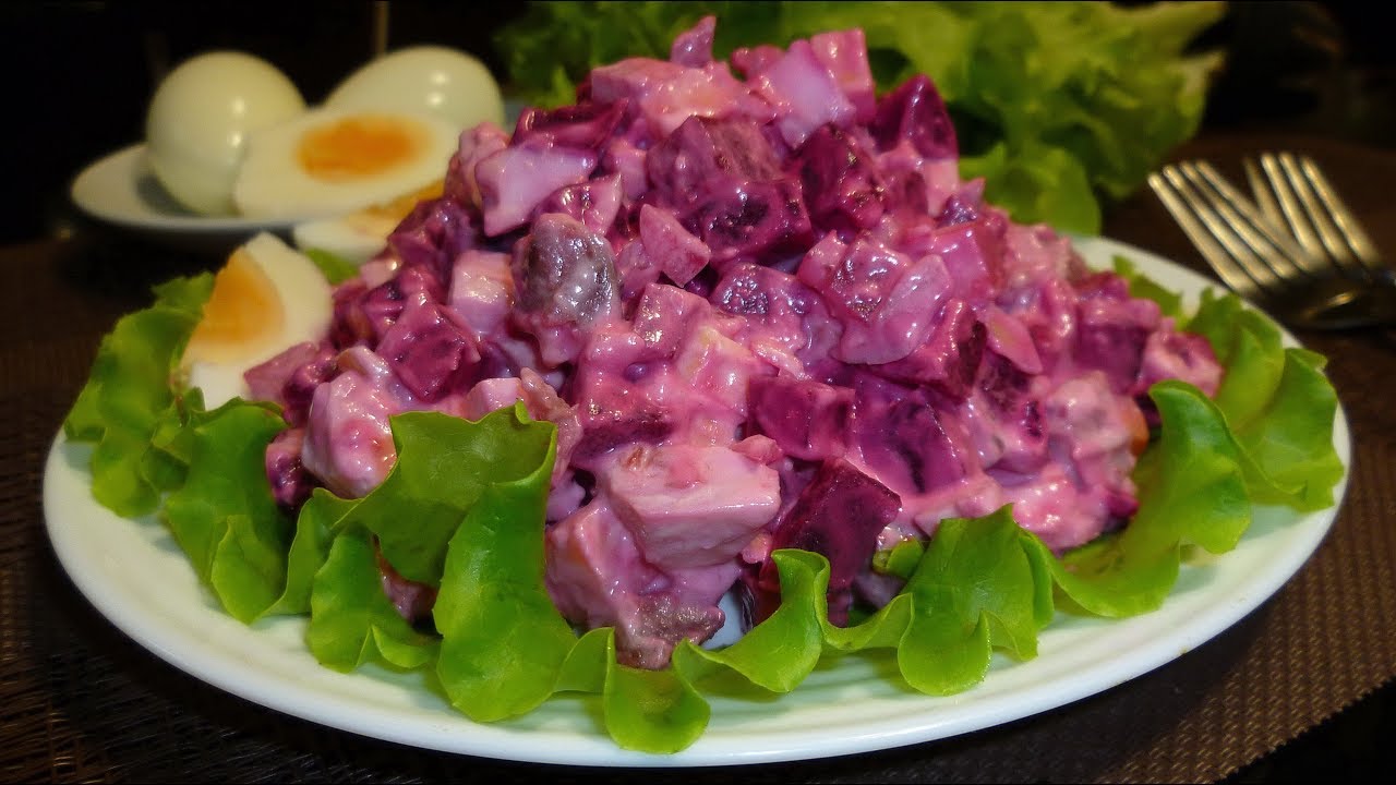 Лучик света - Легкий салат с селедочкой