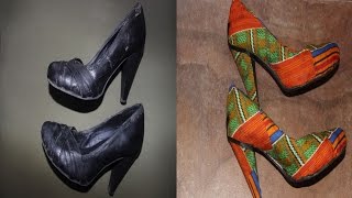 How To Revamp Shoes With Fabric