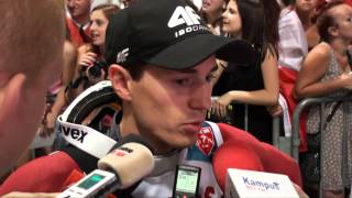 Kamil Stoch po sobotnim konkursie LGP w Wiśle