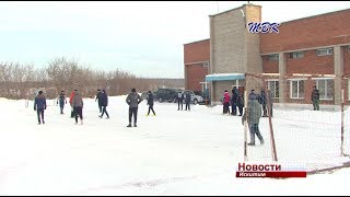 Рождественский матч по футболу провели в Искитиме