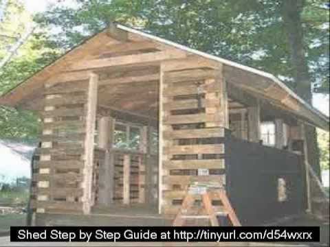 HowTo Wood Storage Shed Plans - YouTube