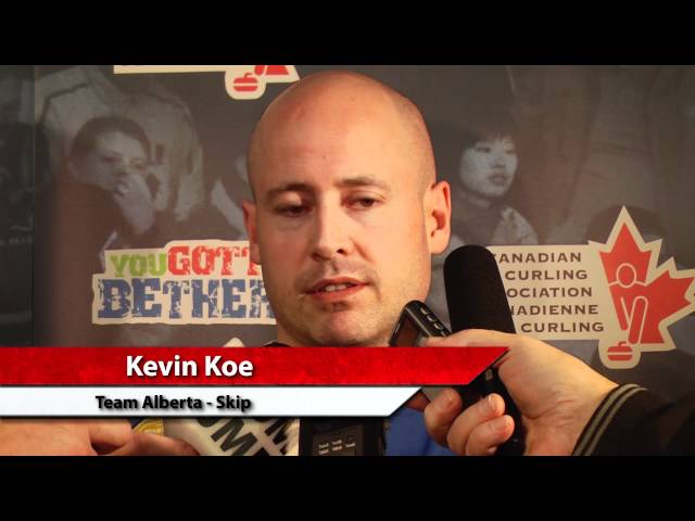 2012 Tim Hortons Brier Draw 17 Media Scrum