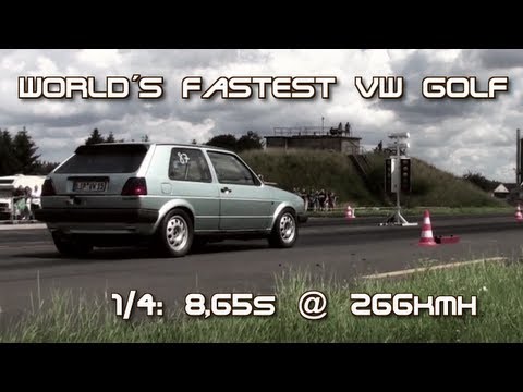 1,8 16 V Turbo, 900 PS, 266 Spitze. Dieser VW Golf 2 ist eine Bestie