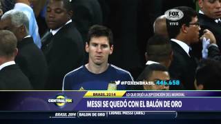 Messi recibió el Balón de Oro