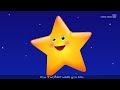 Twinkle Twinkle Little Star Rhyme with Lyrics - English Nursery Rhymes Songs for Children