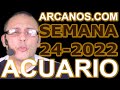 Video Horscopo Semanal ACUARIO  del 5 al 11 Junio 2022 (Semana 2022-24) (Lectura del Tarot)