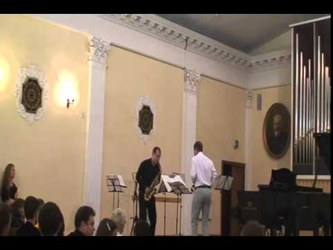 Volodymyr Runchak SAX tete a tete for two saxophones (Alexandr Balashov et Illia Vasiachkin)
