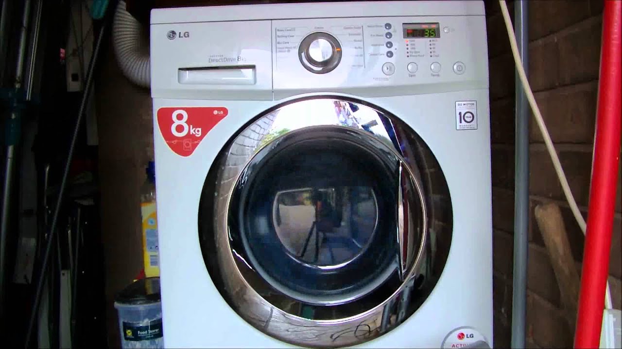 LG F1222TD Washing Machine Bulky cycle (Full cycle) YouTube