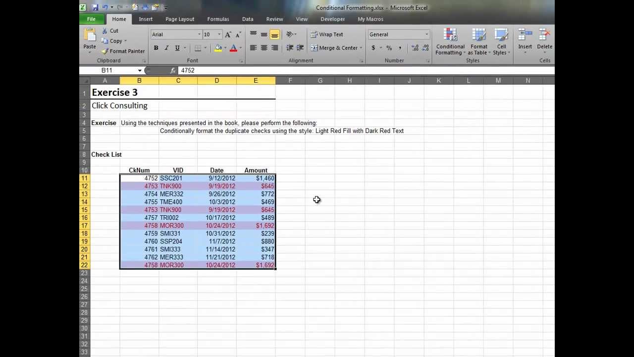 Conditional Formatting Basics - Excel University Volume 1 - YouTube