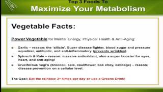 3 Food to Fix your Metabolism and Lose Weight