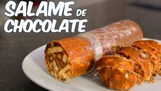 Inacreditável salame de chocolate caseiro