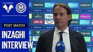 VERONA 1-3 INTER | SIMONE INZAGHI EXCLUSIVE INTERVIEW [SUB ENG] 🎙️⚫🔵?�
