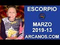 Video Horscopo Semanal ESCORPIO  del 24 al 30 Marzo 2019 (Semana 2019-13) (Lectura del Tarot)