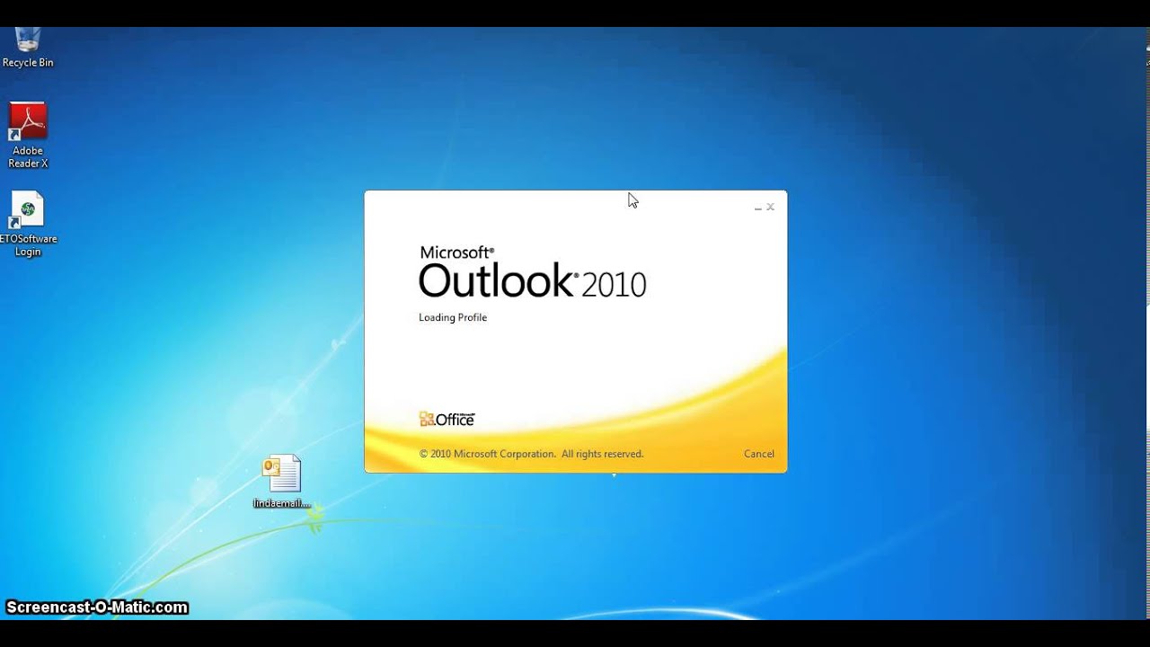 how to add two email accounts in outlook 2010