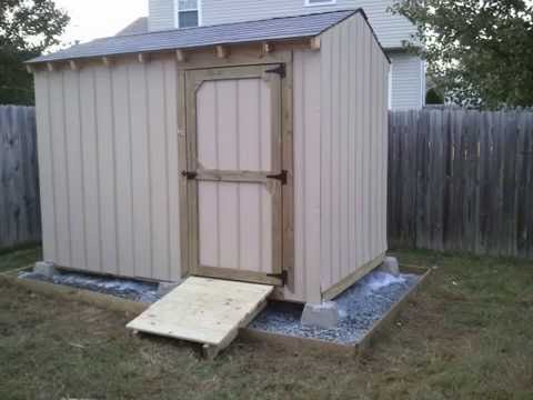 How to build a shed - (door) - Part 6 - YouTube