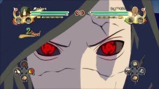 Storm 3 Madara COMPLETE Moveset (Throw and Awakening Jutsu)