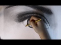 The Mirror Of Soul- realistic human eye Speed drawing