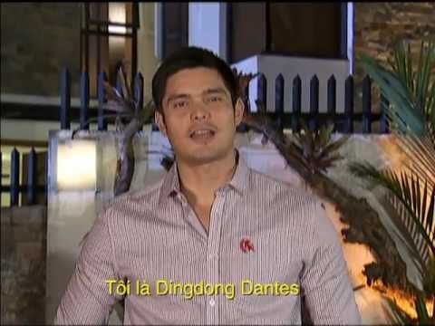 Marian Rivera và Dingdong Dantes chào Việt Nam và SNTV-SCTV6