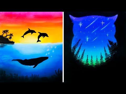 10 Awesome Yet Easy Drawing Tricks || Tutorial Drawing