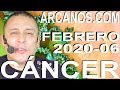 Video Horóscopo Semanal CÁNCER  del 2 al 8 Febrero 2020 (Semana 2020-06) (Lectura del Tarot)
