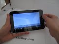 7 Inch Capacitive Multi Touch Ultra Thin Android 4.0 1.4GHz CPU 8GB Tablet PC