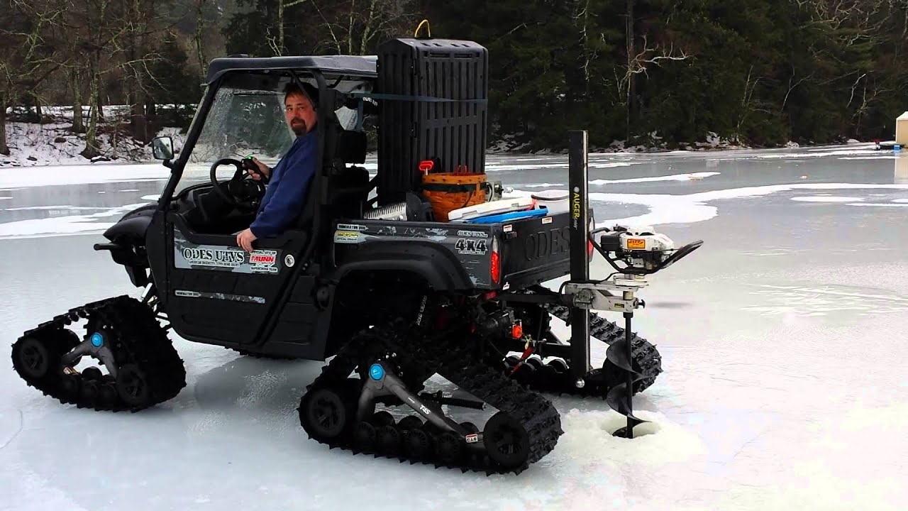 Drilling ice with ease YouTube