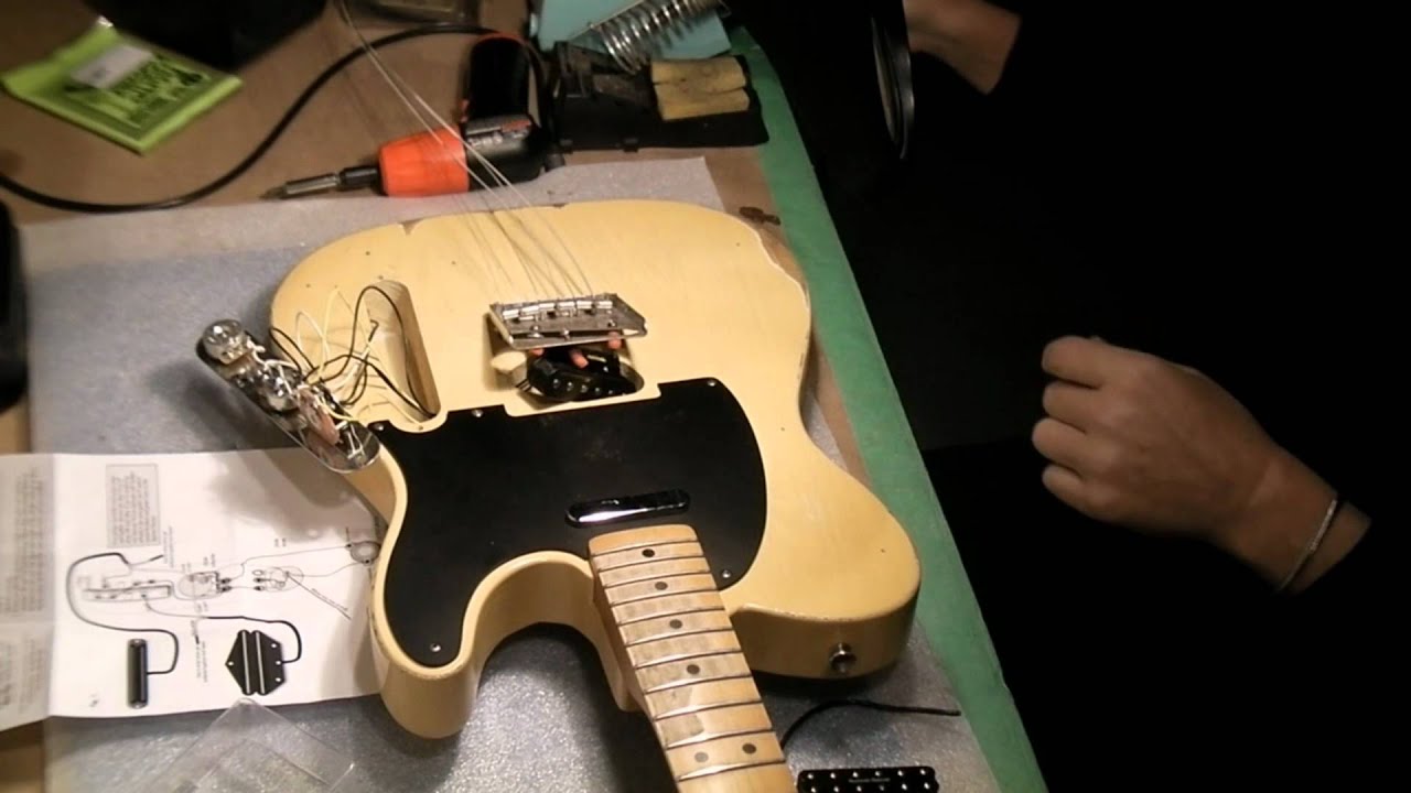 Telecaster Seymour Duncan Install - YouTube