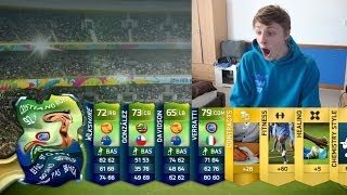 GUESS WHO I GOT!! - FIFA 14 WORLD CUP PACK OPENING